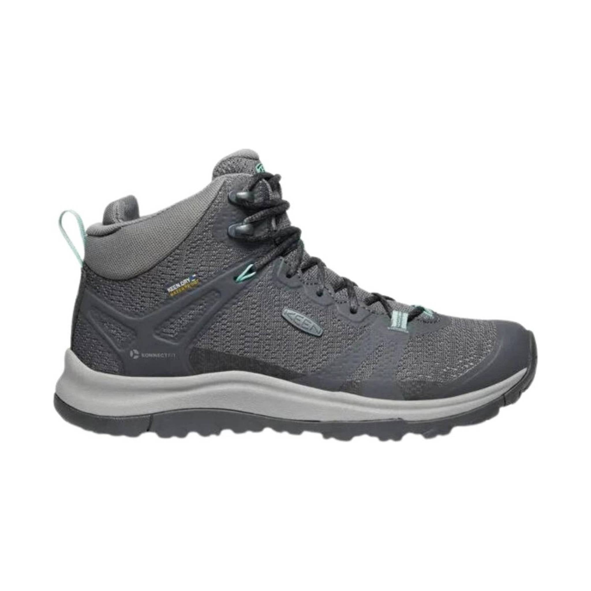 KEEN Women's Terradora II Mid Waterproof Hiking Boot - Magnet/Ocean Wave