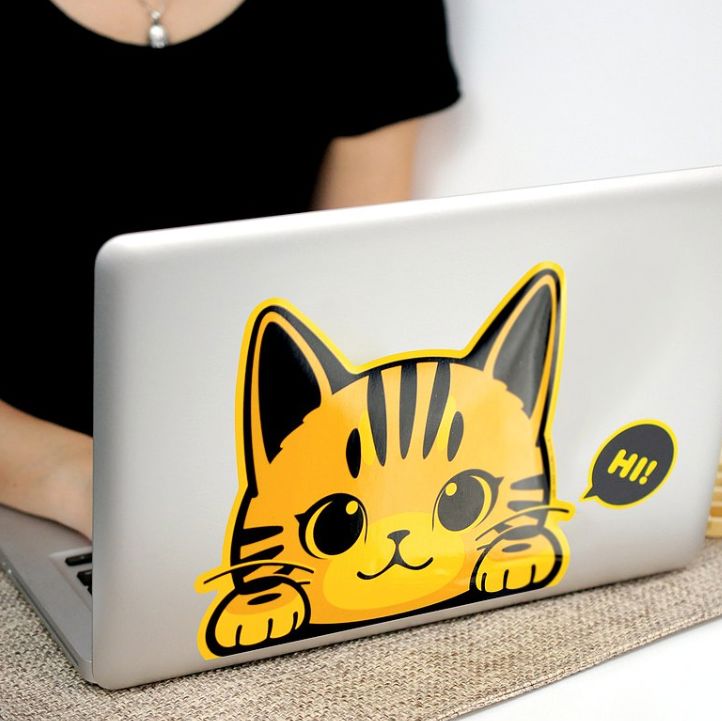 Vitality Creative Cat Series Car Stickers - Waterproof, Durable, and Eye-Catching