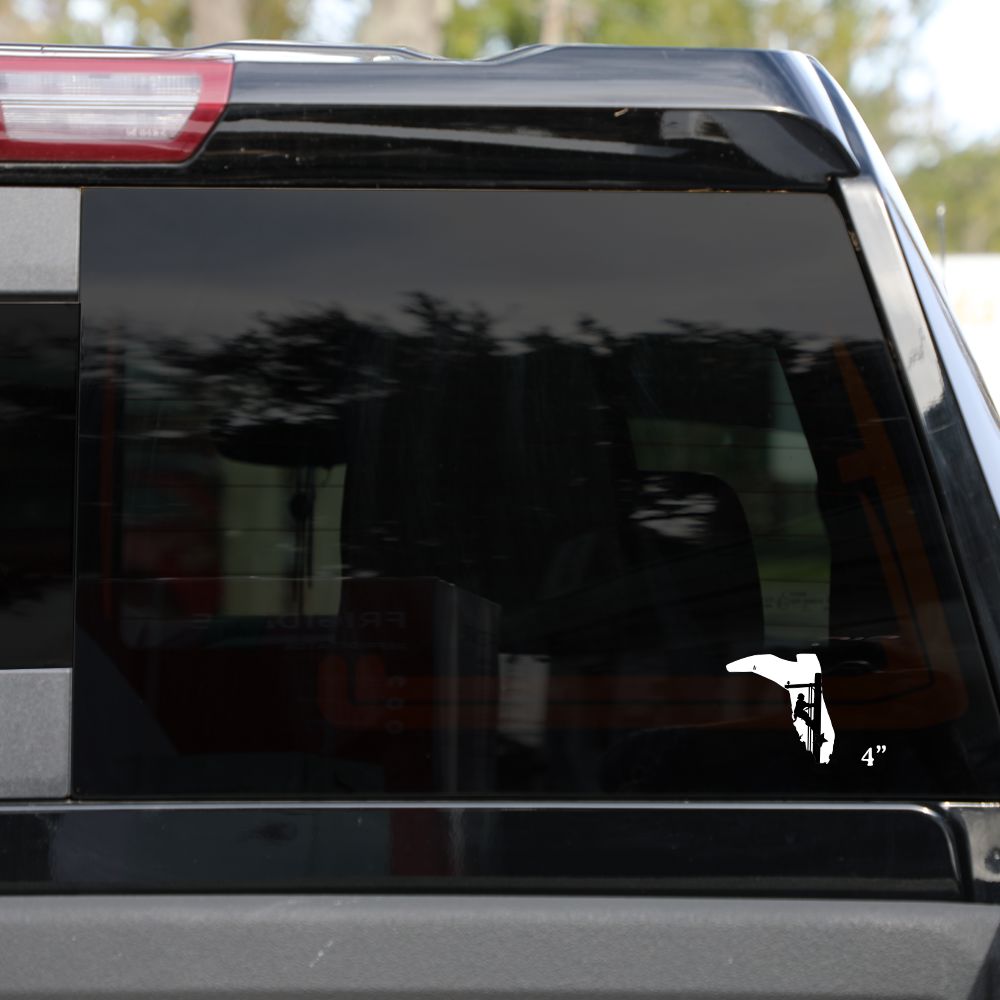 Lineman Boot Vinyl Decal - Eye-catching Design