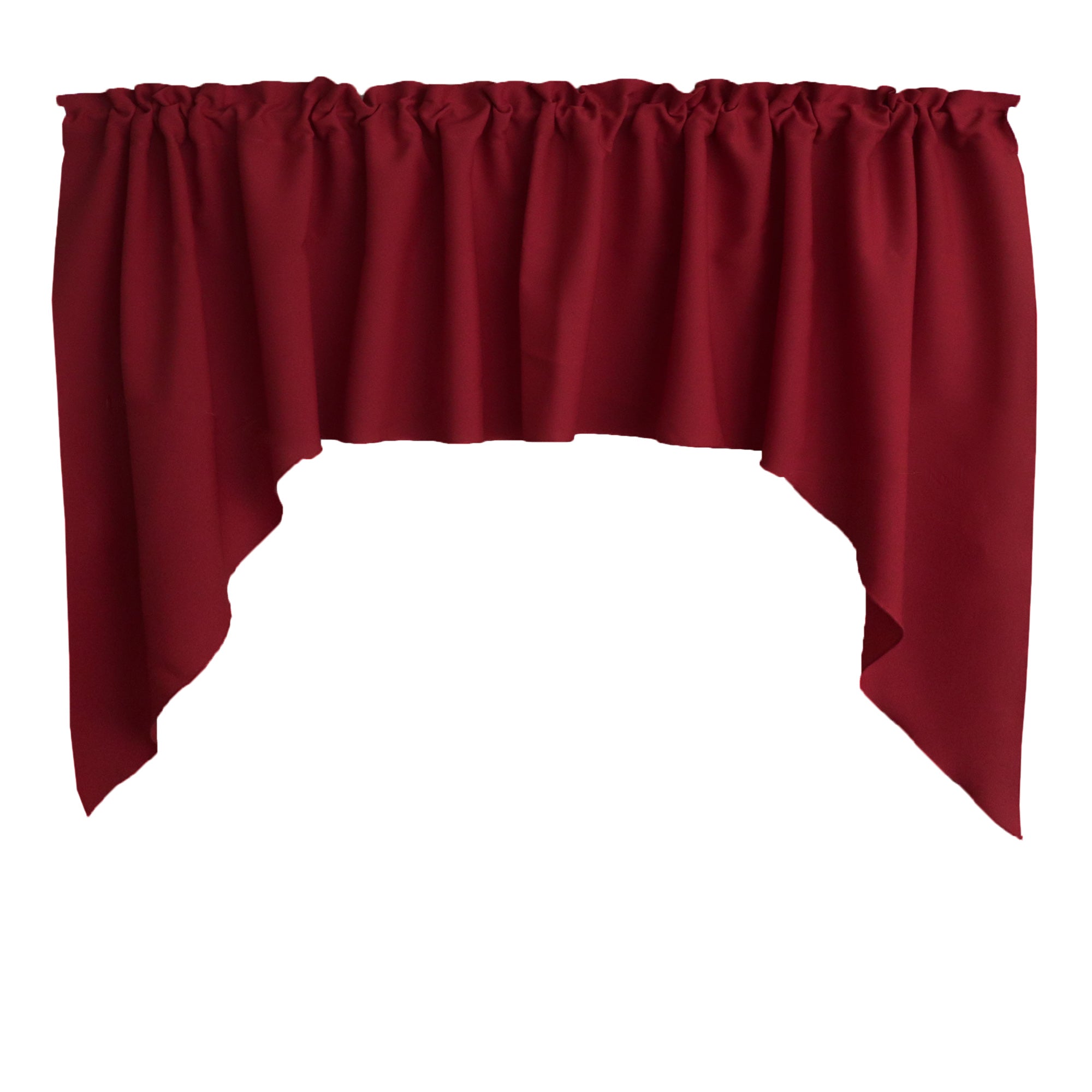 Polyester Poplin Swag Valance Set, 72" Wide x 36" Tall
