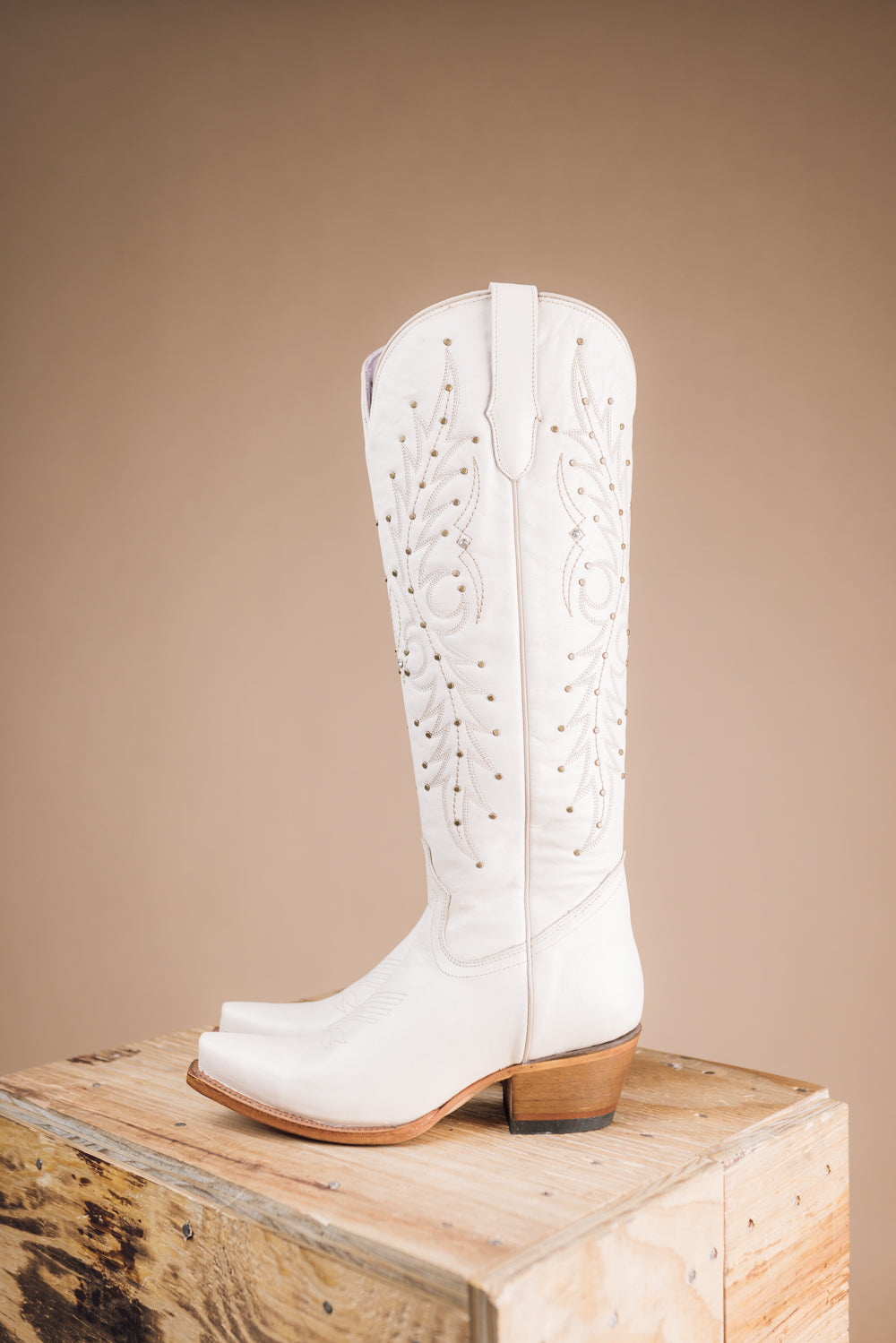 Paulina Snip Toe Tall Cowgirl Boot - Premium Leather, Made in Mexico