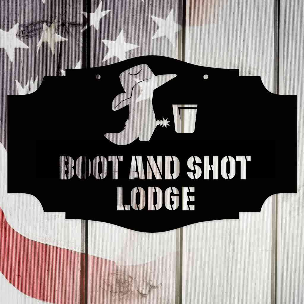 Custom Engraved Steel Art for Lodges, Cabins, and Ranches