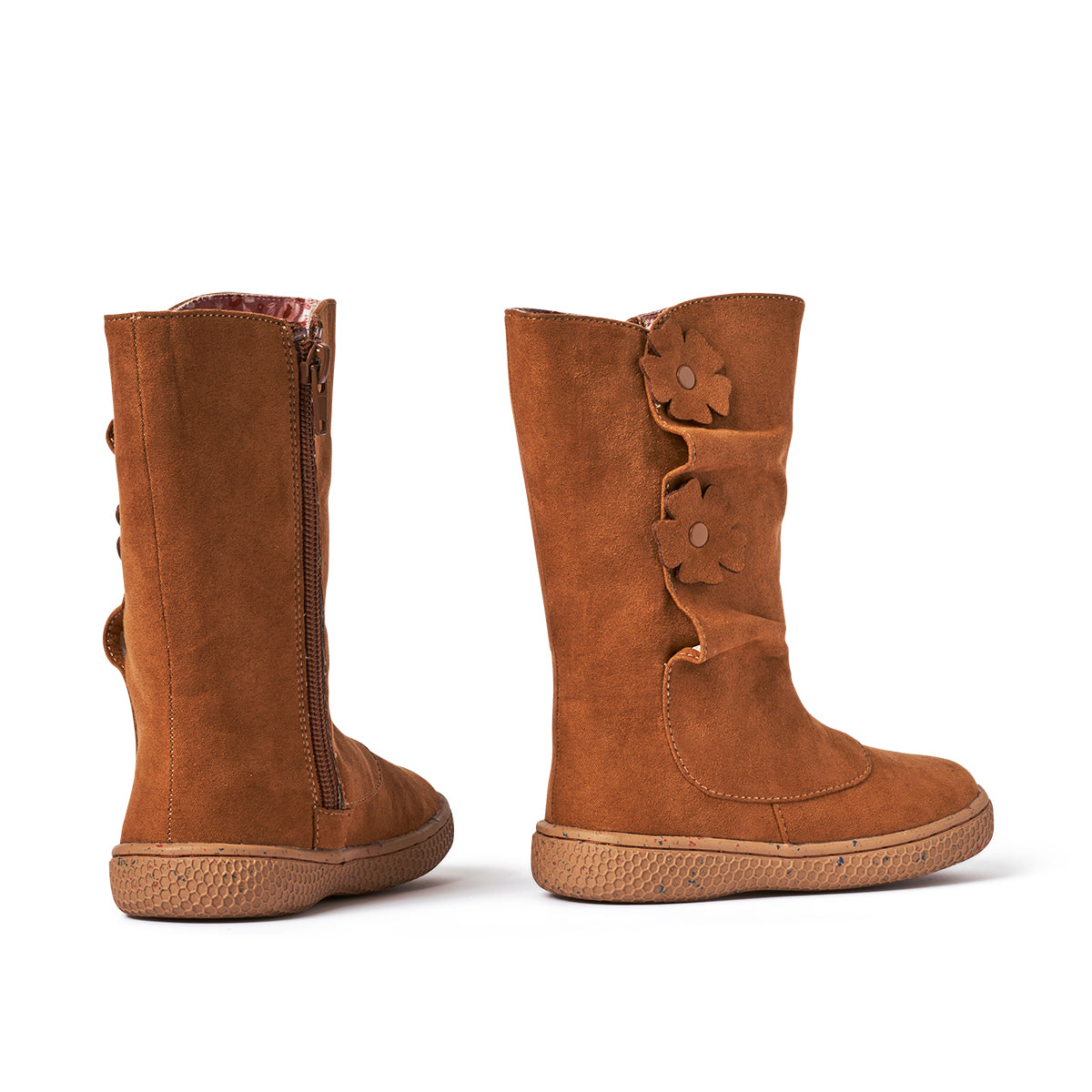 Neve Flower Boot | Caramel