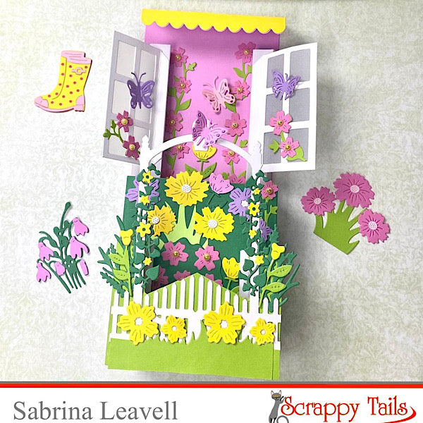 Garden Flower Display Metal Craft Die Set