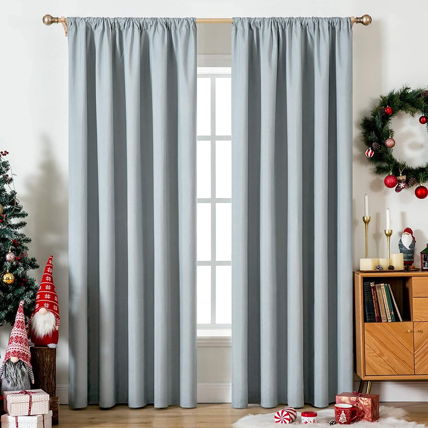 MIULEE Premium 100% Blackout Curtains - Enhance Privacy and Darkness for Bedrooms