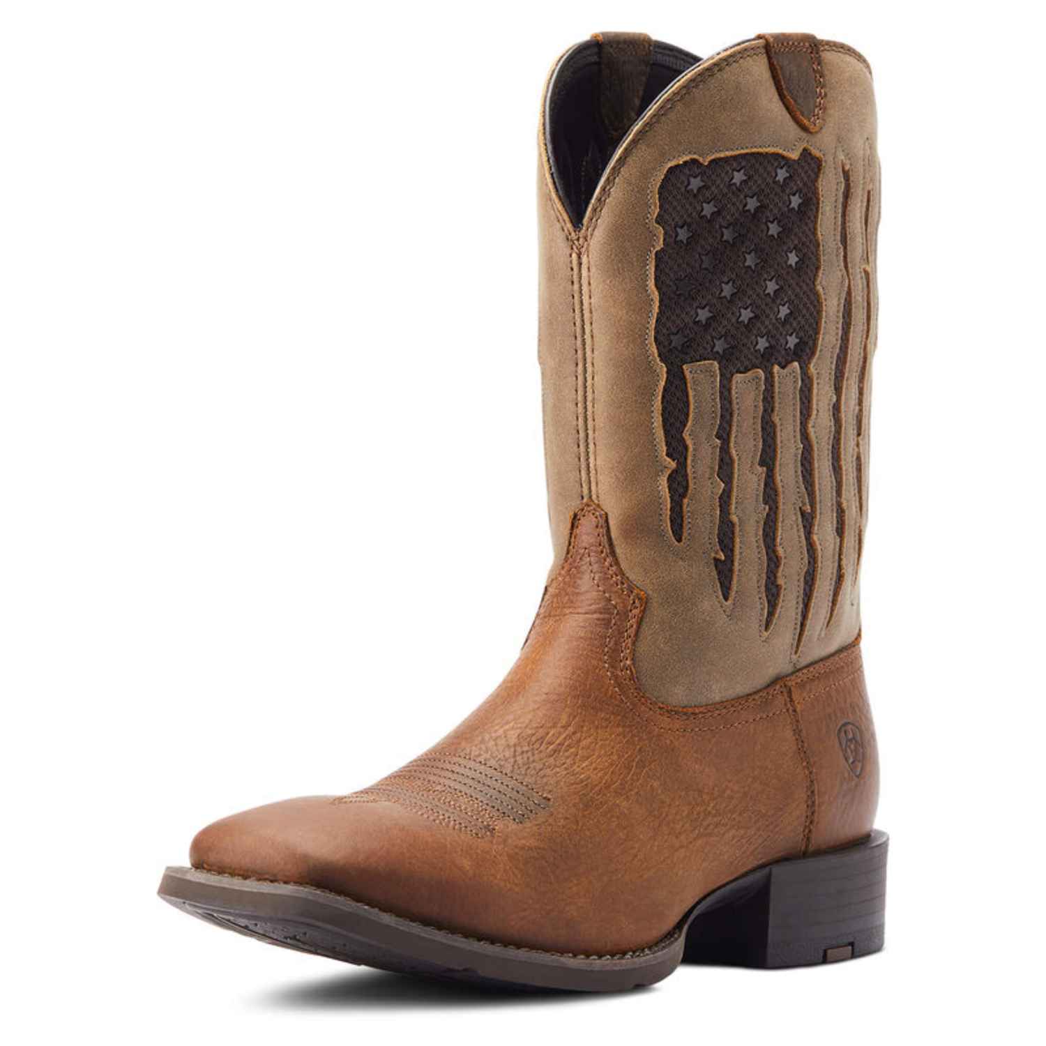Ariat Men's Sport My Country Venttek Western Boots - Faithful Brown