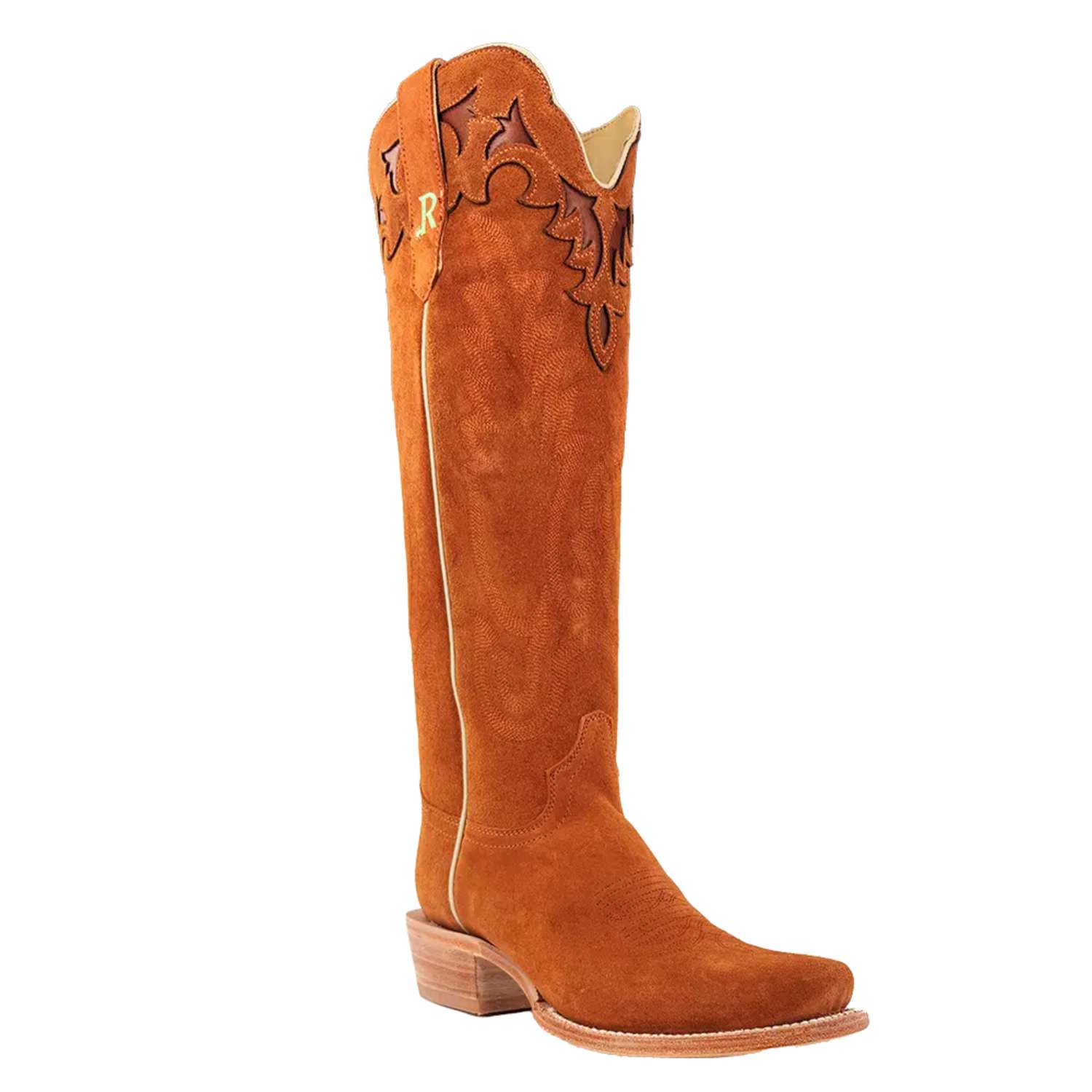 R. Watson Women's Ginger Suede Western Boots - RWL8421-1