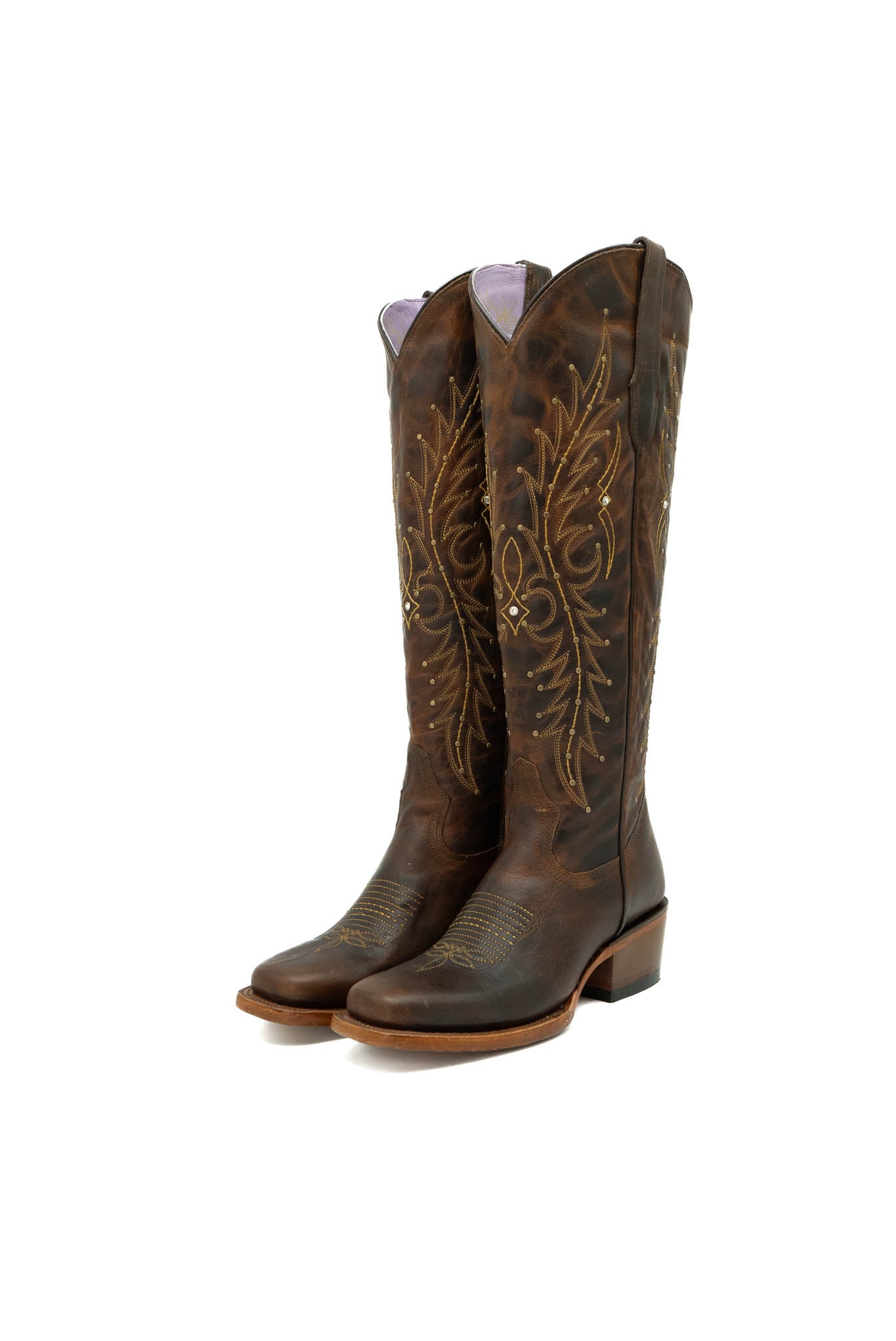 Paulina Rodeo Square Toe Tall Cowgirl Boot
