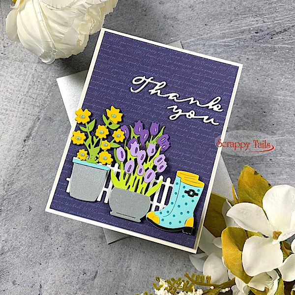 Garden Flower Display Metal Craft Die Set