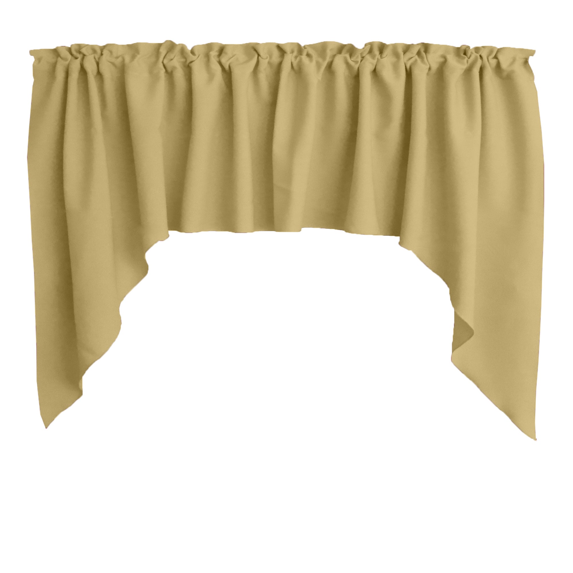 Polyester Poplin Swag Valance Set, 72" Wide x 36" Tall