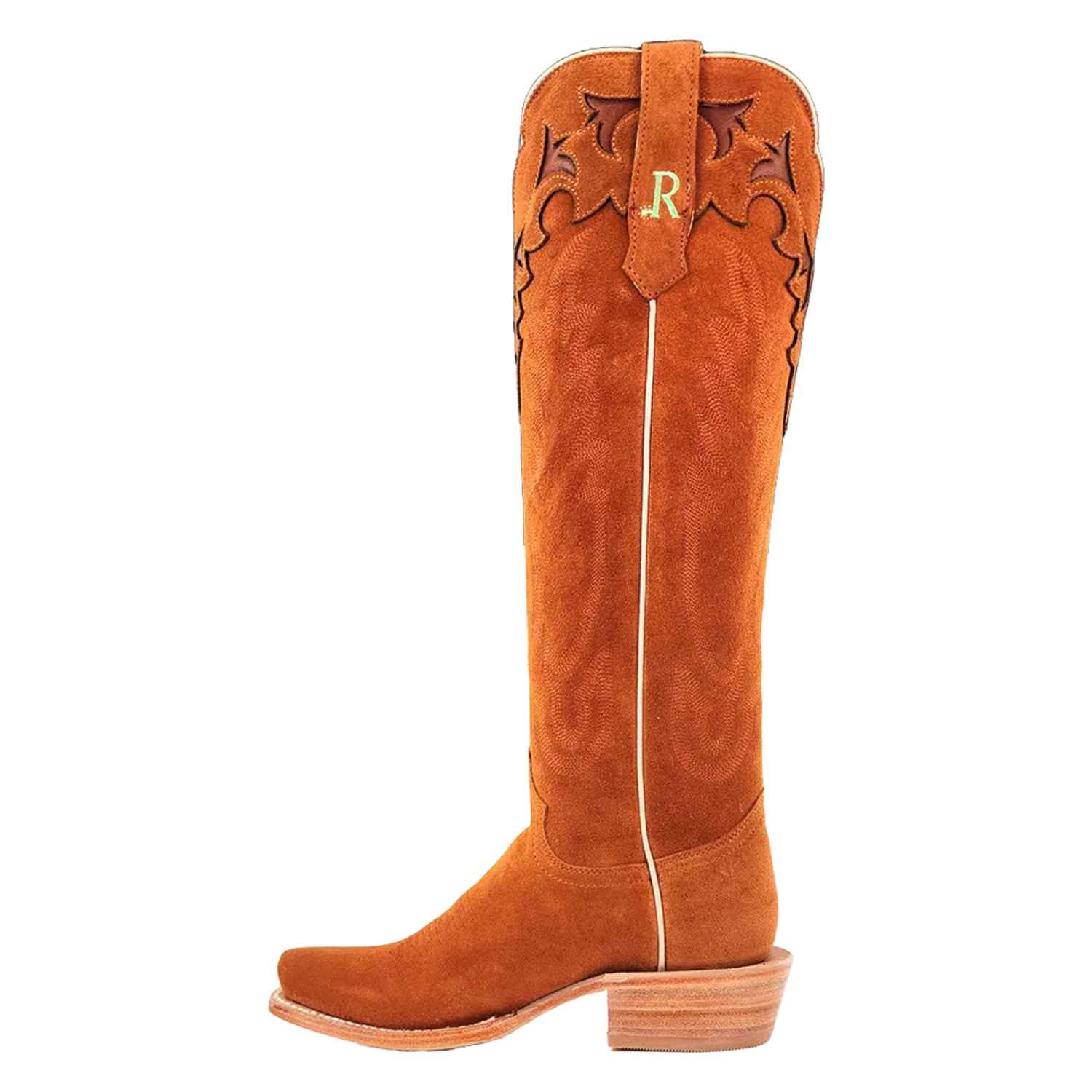 R. Watson Women's Ginger Suede Western Boots - RWL8421-1