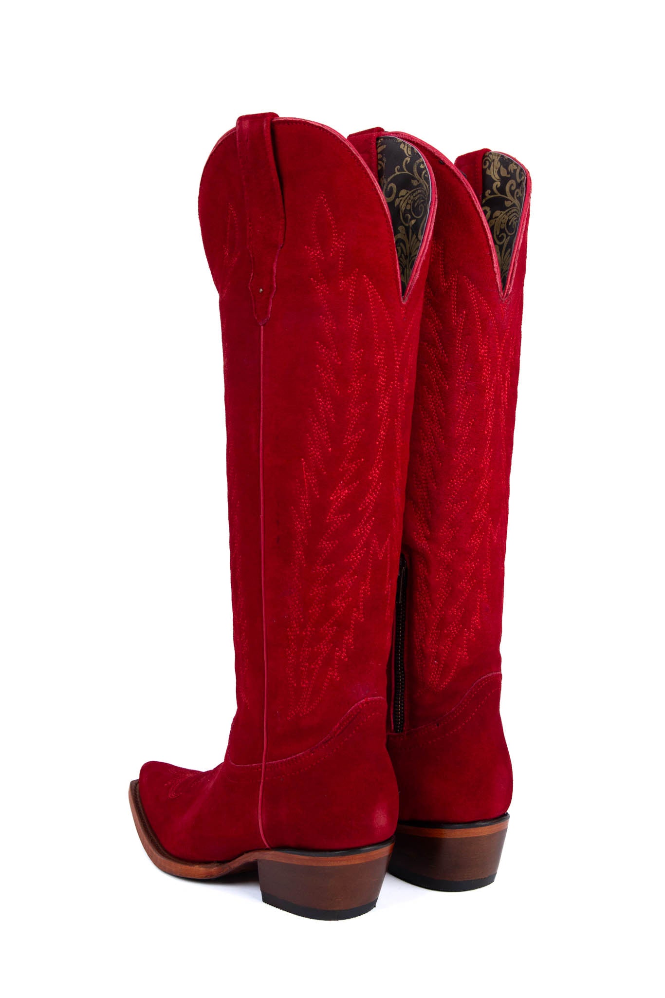 Georgina Gamuza Pastels Tall Cowgirl Boot - Brown