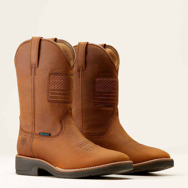 Ariat Ridgeback Country Waterproof Cowboy Boot - Durable, Stylish & Comfortable for Outdoor Adventures