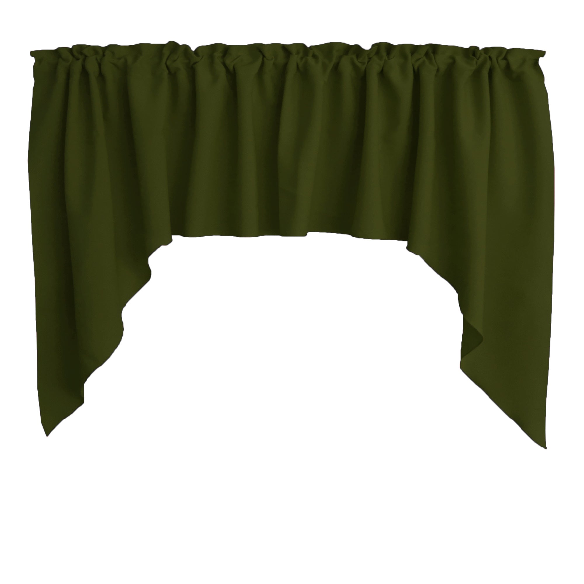 Polyester Poplin Swag Valance Set, 72" Wide x 36" Tall