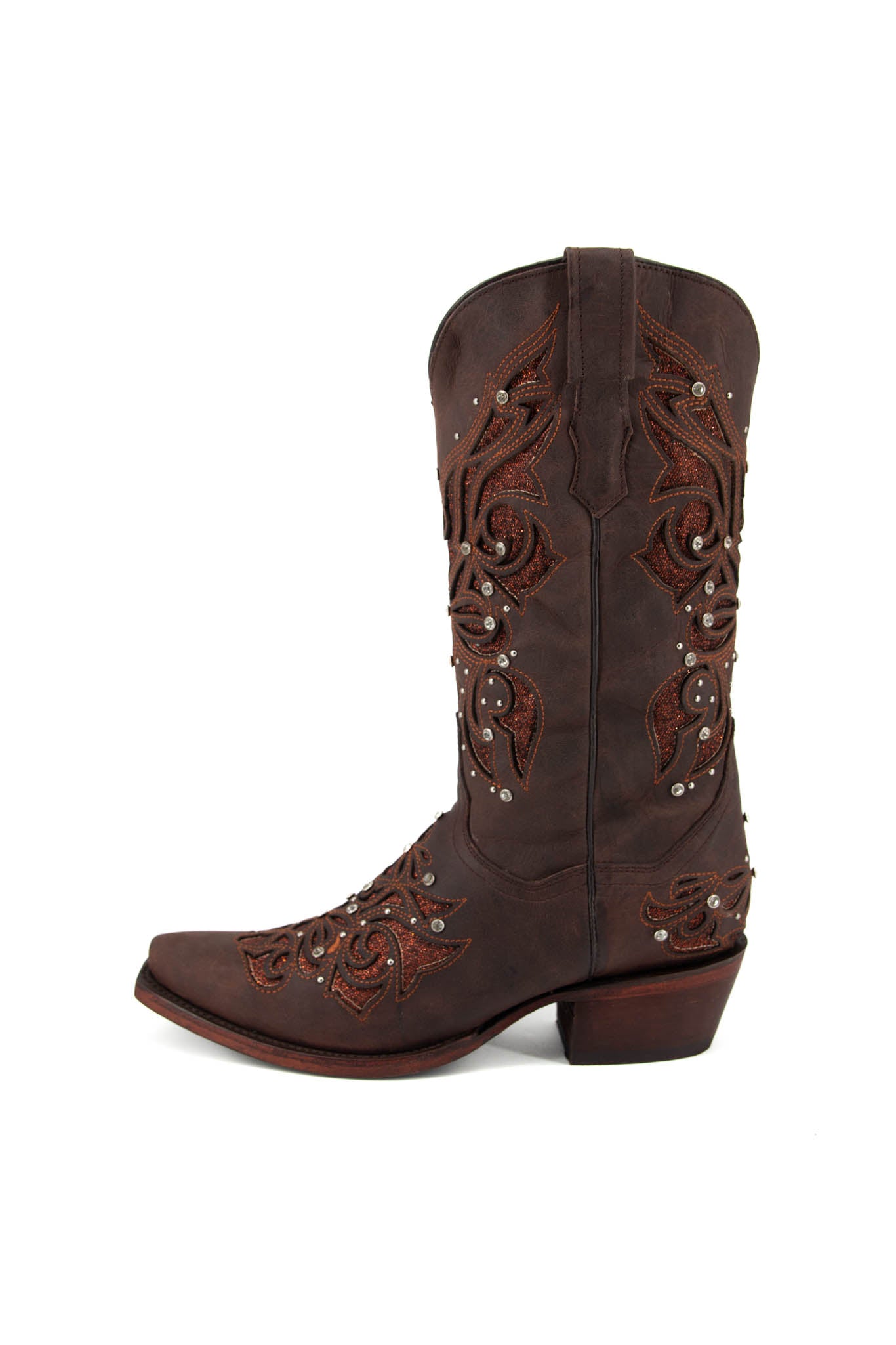 Miranda Snip Toe Cowgirl Boot - Genuine Leather, Made in Mexico