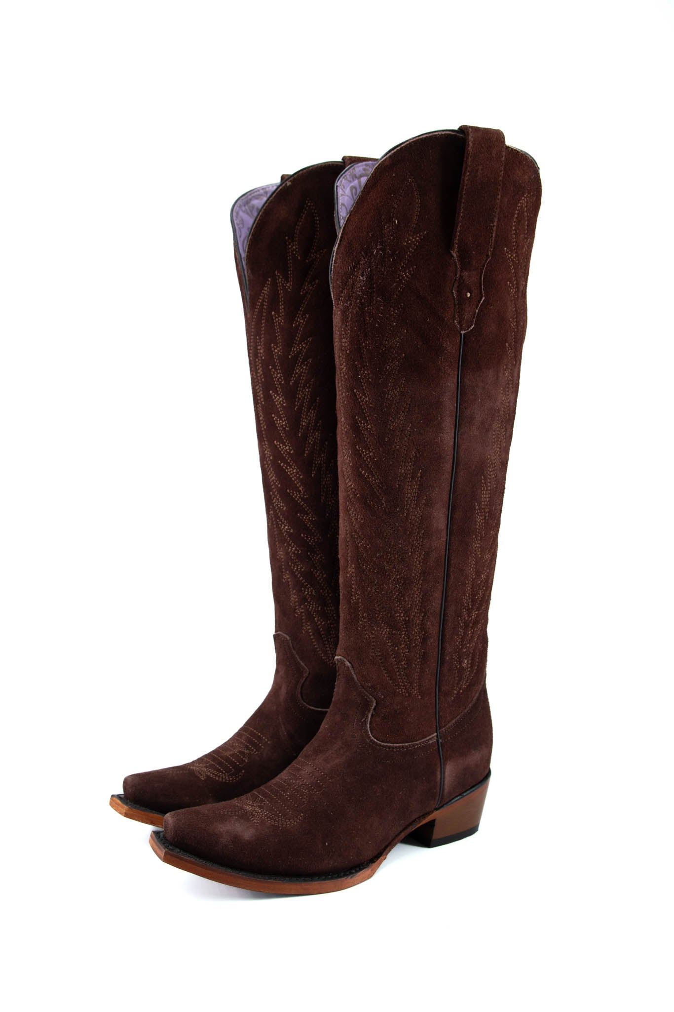 Georgina Gamuza Women's Genuine Leather Cowgirl Boots