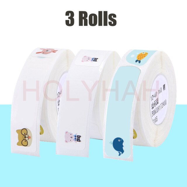 Festive Christmas Thermal Label Stickers - Limited Edition