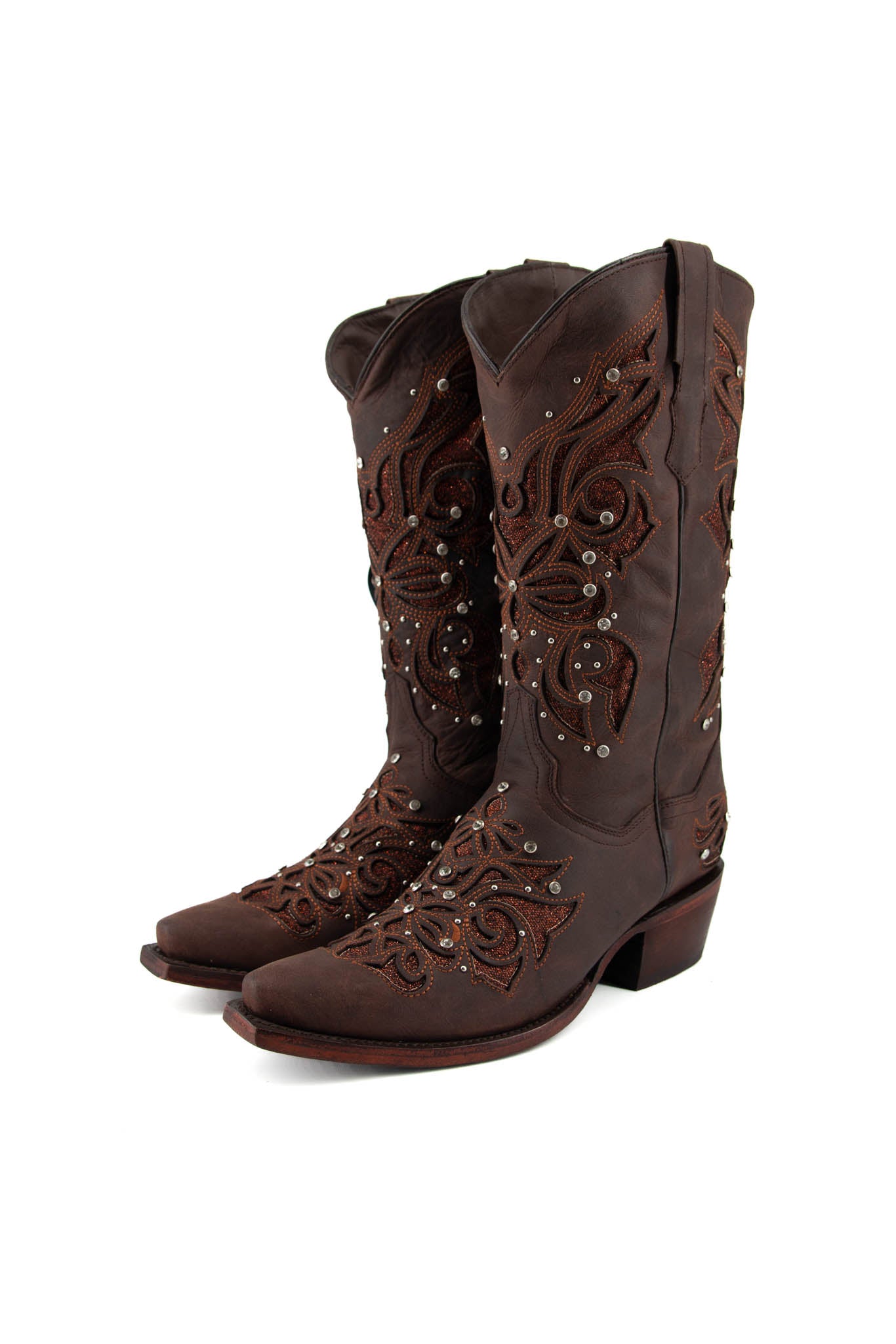 Miranda Snip Toe Cowgirl Boot - Genuine Leather, Made in Mexico
