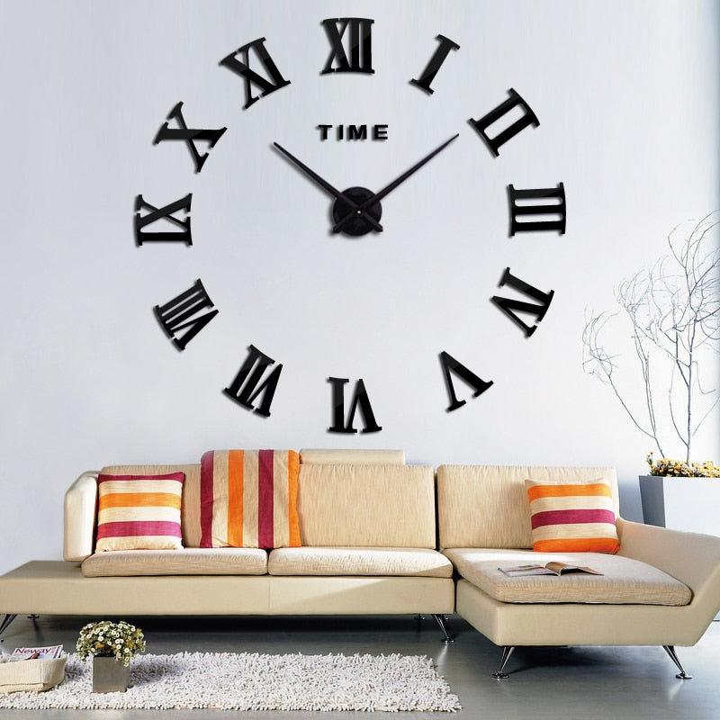 Stylish Modern Quartz Wall Clock, 90cm Diameter