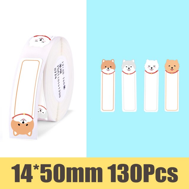 Festive Christmas Thermal Label Stickers - Limited Edition