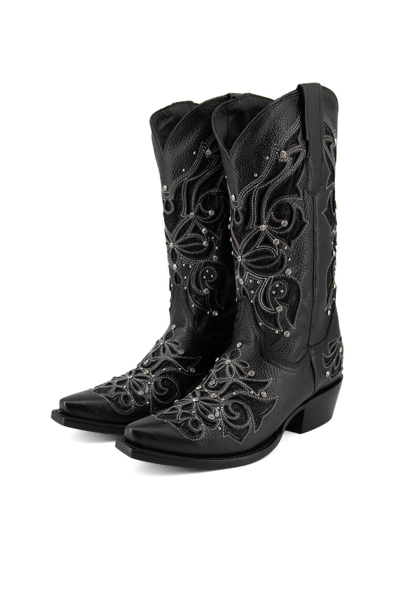 Miranda Snip Toe Cowgirl Boot - Genuine Leather, Made in Mexico