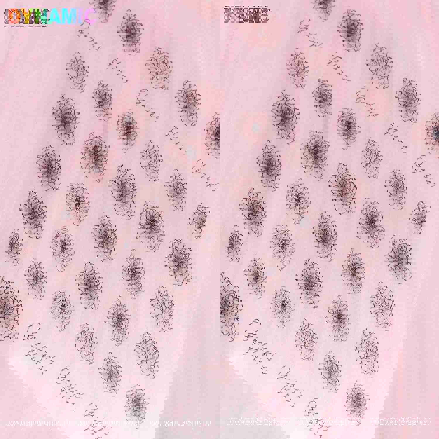 Glamorous Crystal-Black Flower Sticker