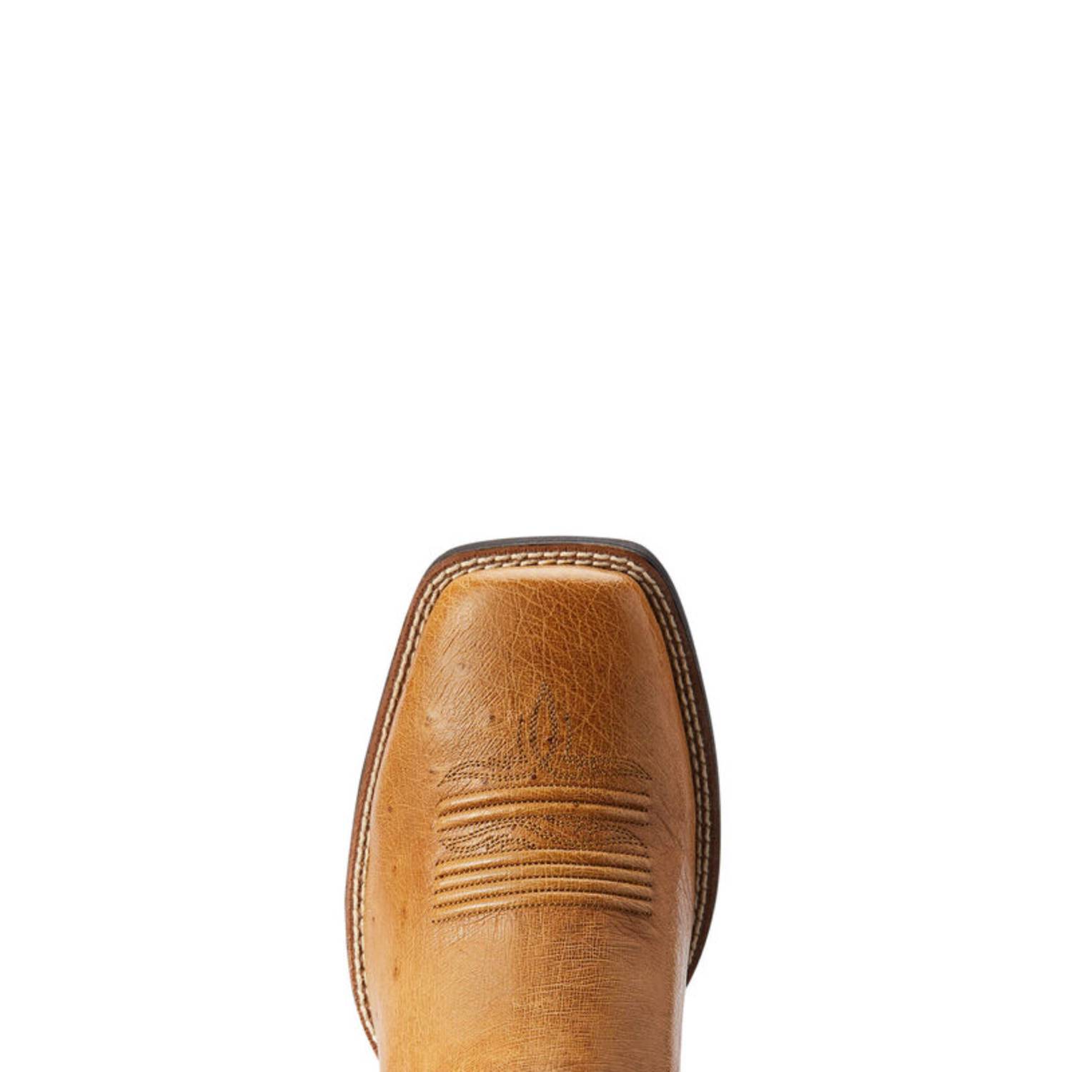 Ariat Men's Reckoning SQ Toe Western Boot - Premium Ostrich Leather