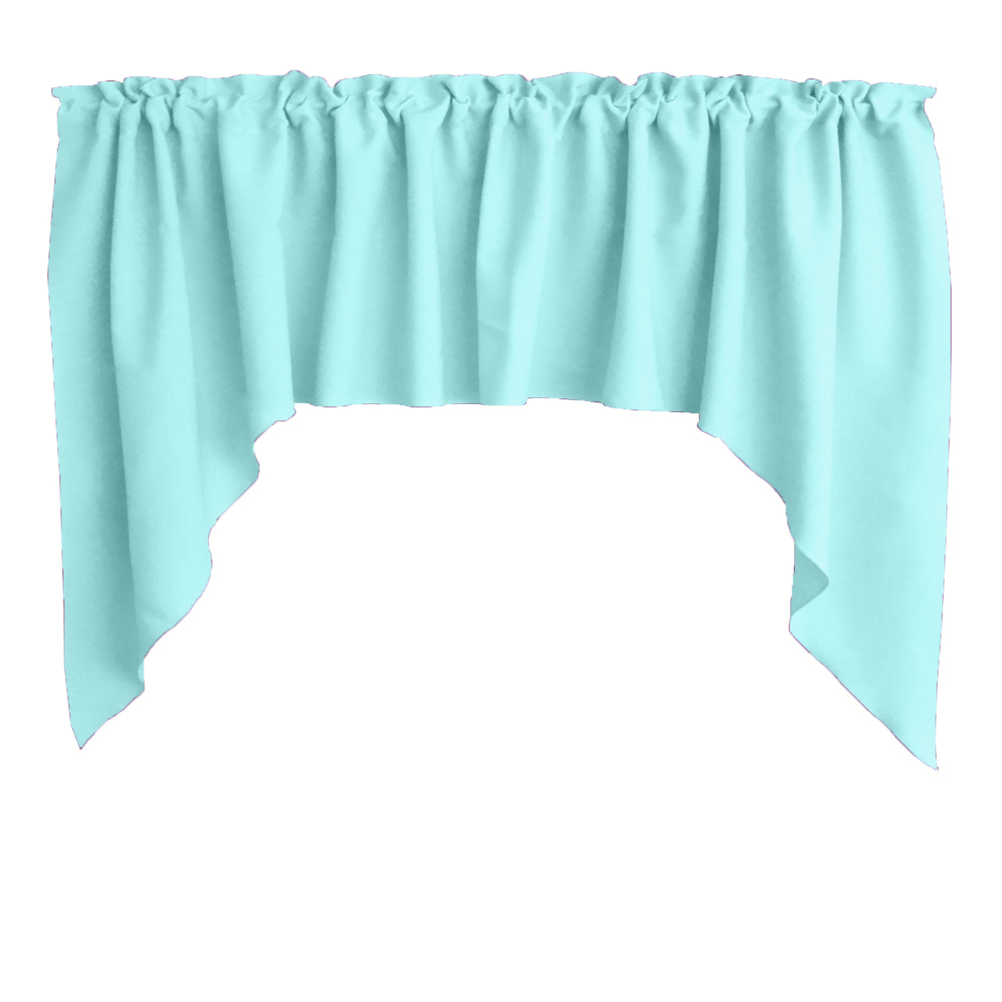 Polyester Poplin Swag Valance Set, 72" Wide x 36" Tall