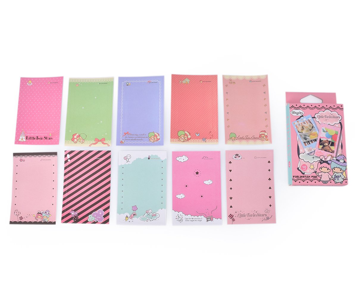 Fujifilm Instax Mini Film Decorative Sticker Borders - Little Twin Stars
