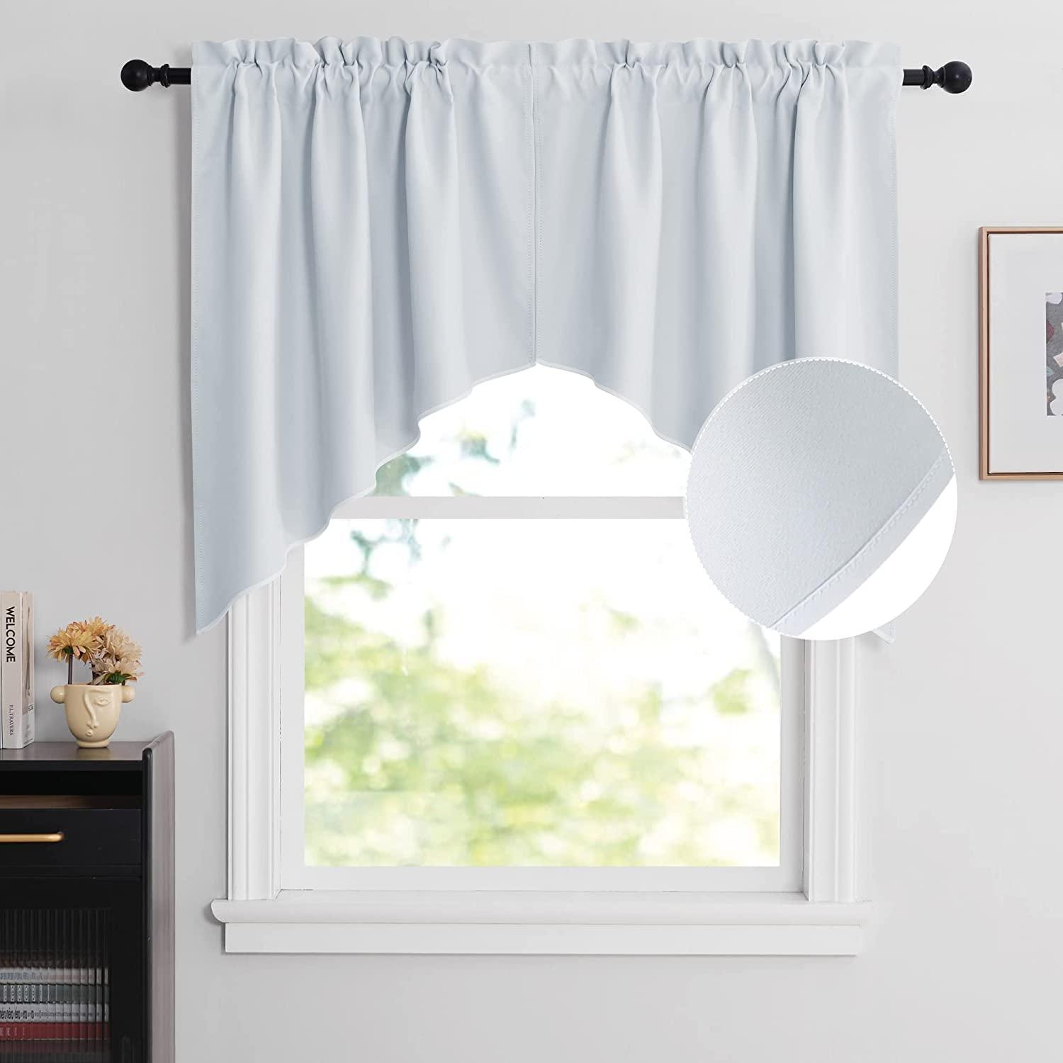 Topfinel Premium Blackout Swag Curtains for Windows
