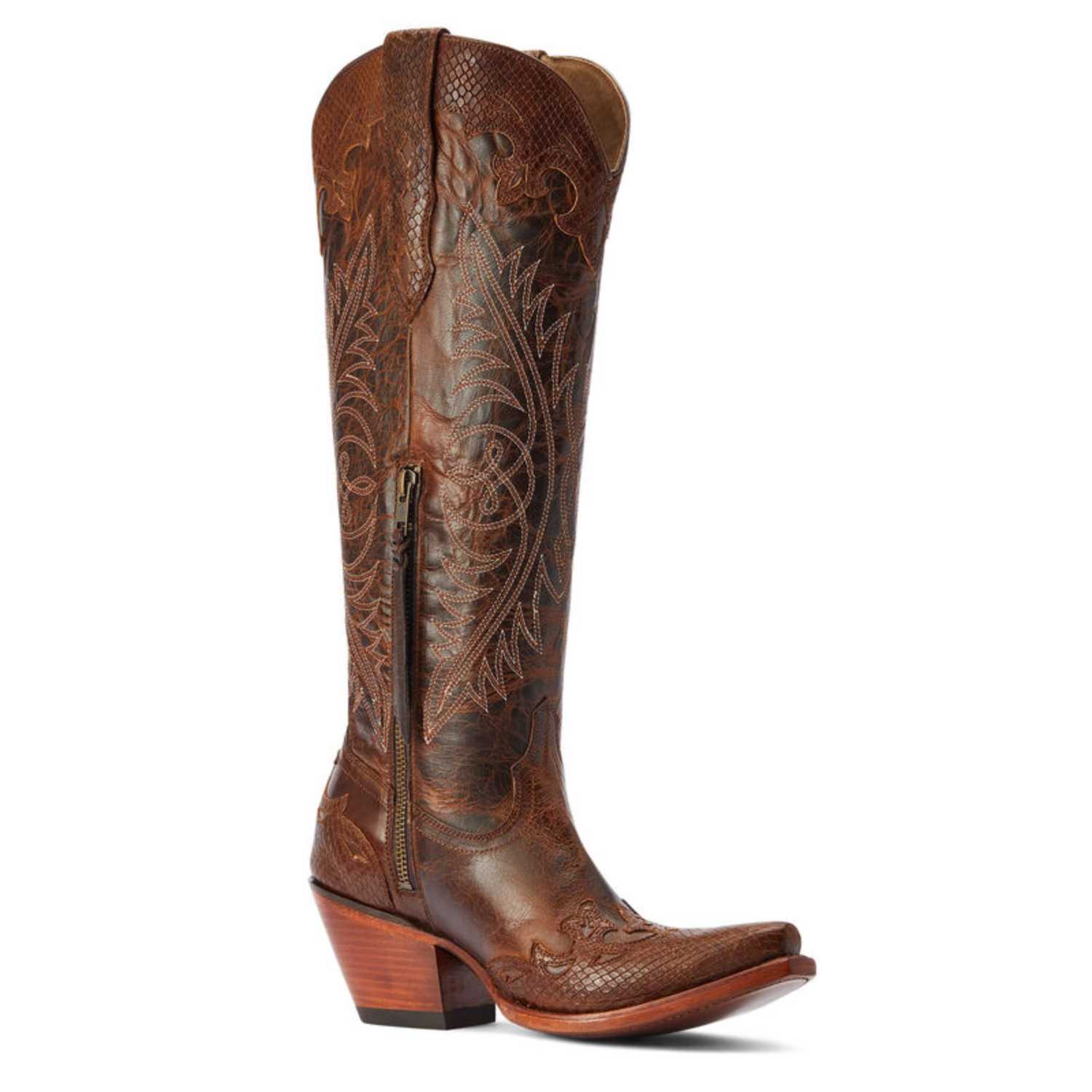 Ariat Women's Geneva Stretch Fit Western Boot - Timeless Elegance