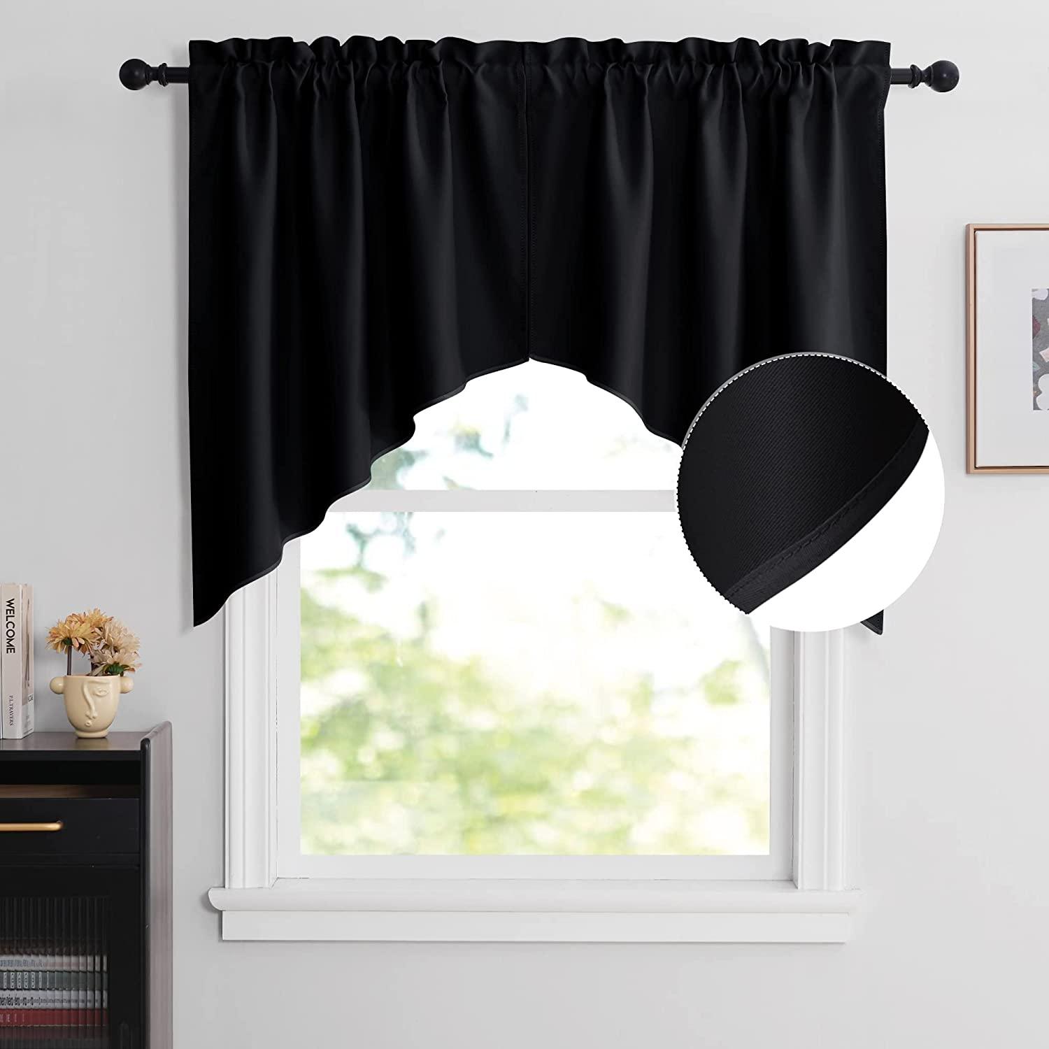 Topfinel Premium Blackout Swag Curtains for Windows