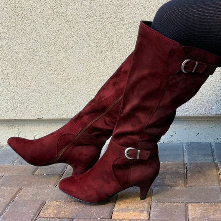 Stylish Waterproof Western Knight Boots