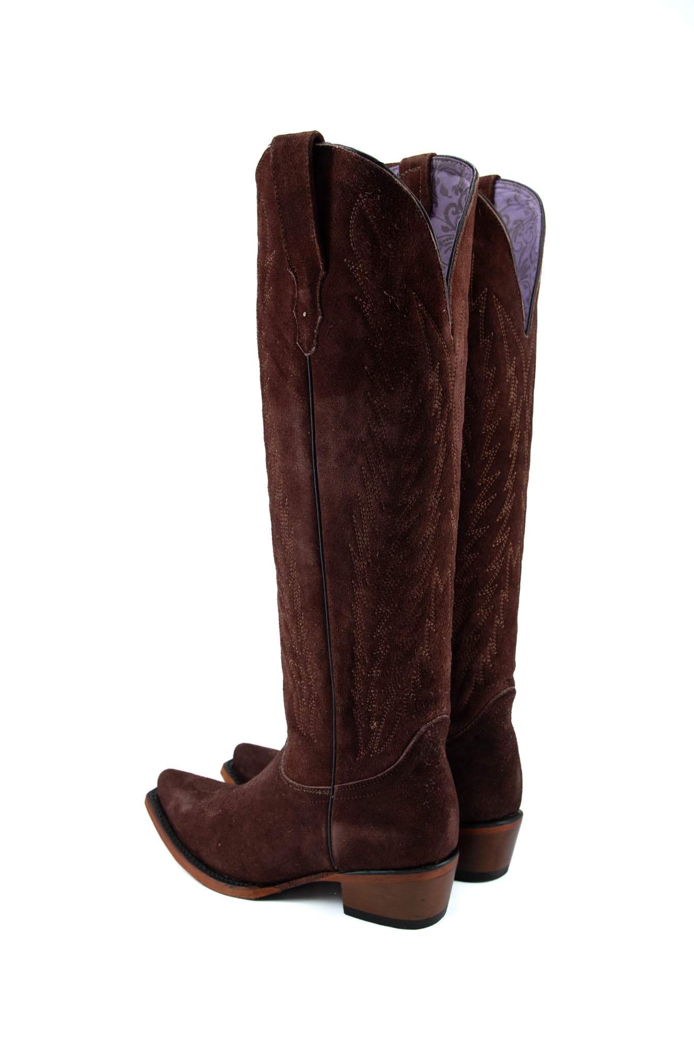 Georgina Gamuza Women's Genuine Leather Cowgirl Boots