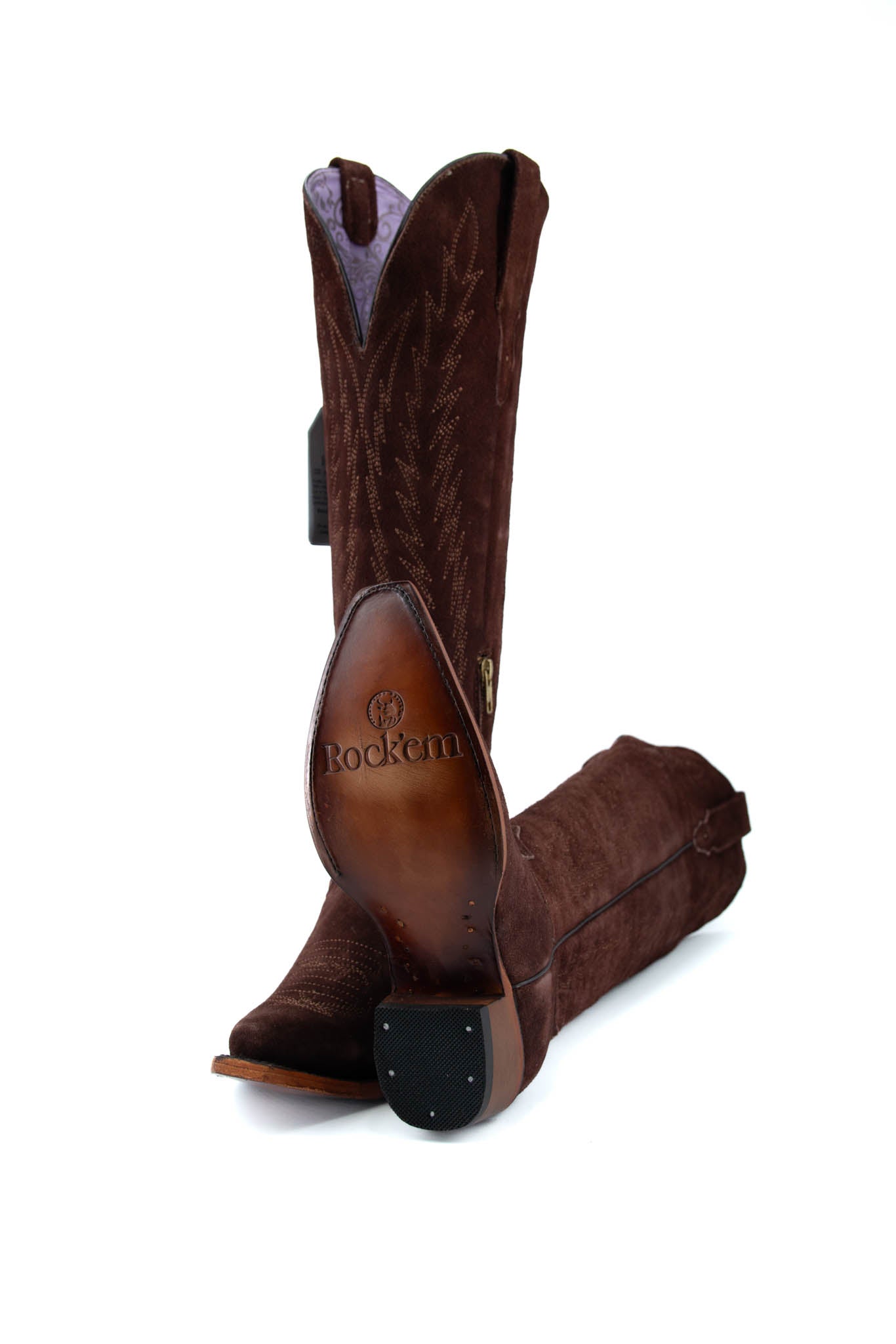 Georgina Gamuza Women's Genuine Leather Cowgirl Boots