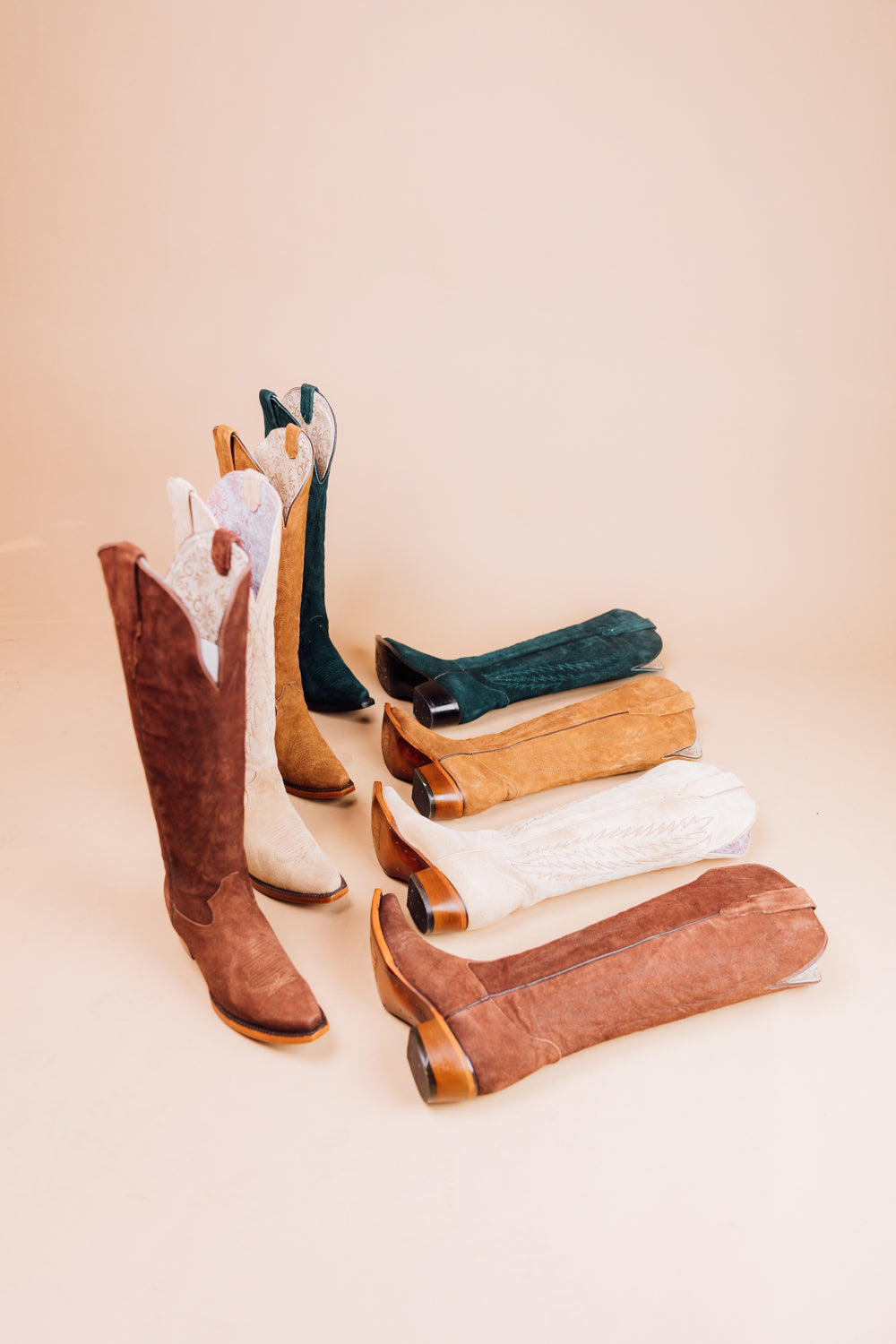 Georgina Gamuza Women's Genuine Leather Cowgirl Boots