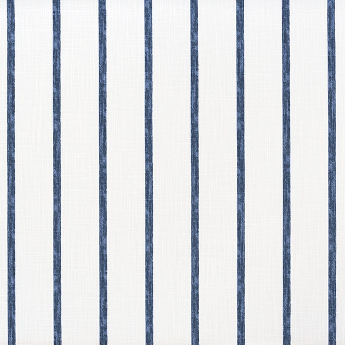 Modern Farmhouse Style Empress Swag Valance in Denim Blue Stripe