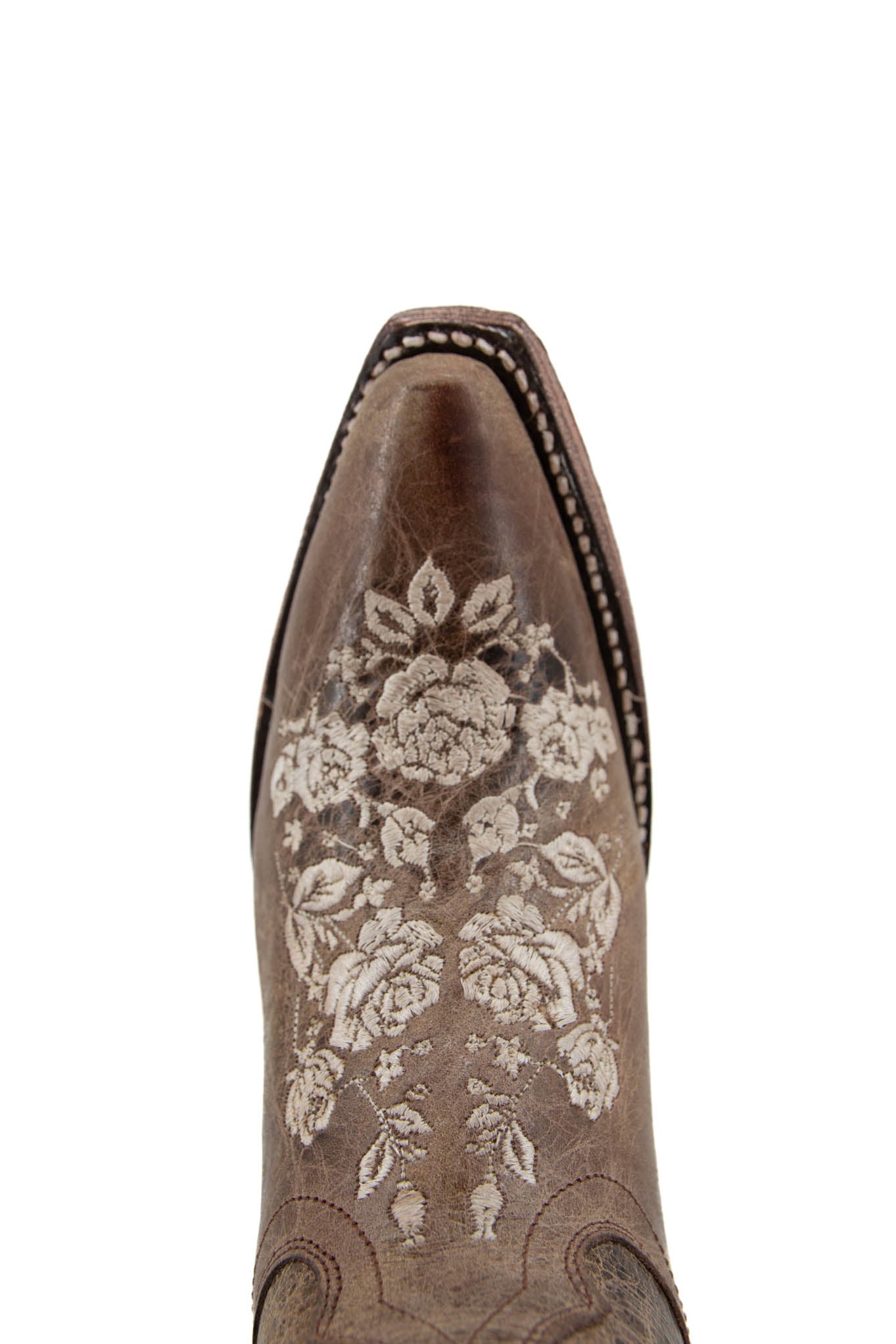 619 - Maricela Crater Cafe Snip Toe Cowgirl Boot