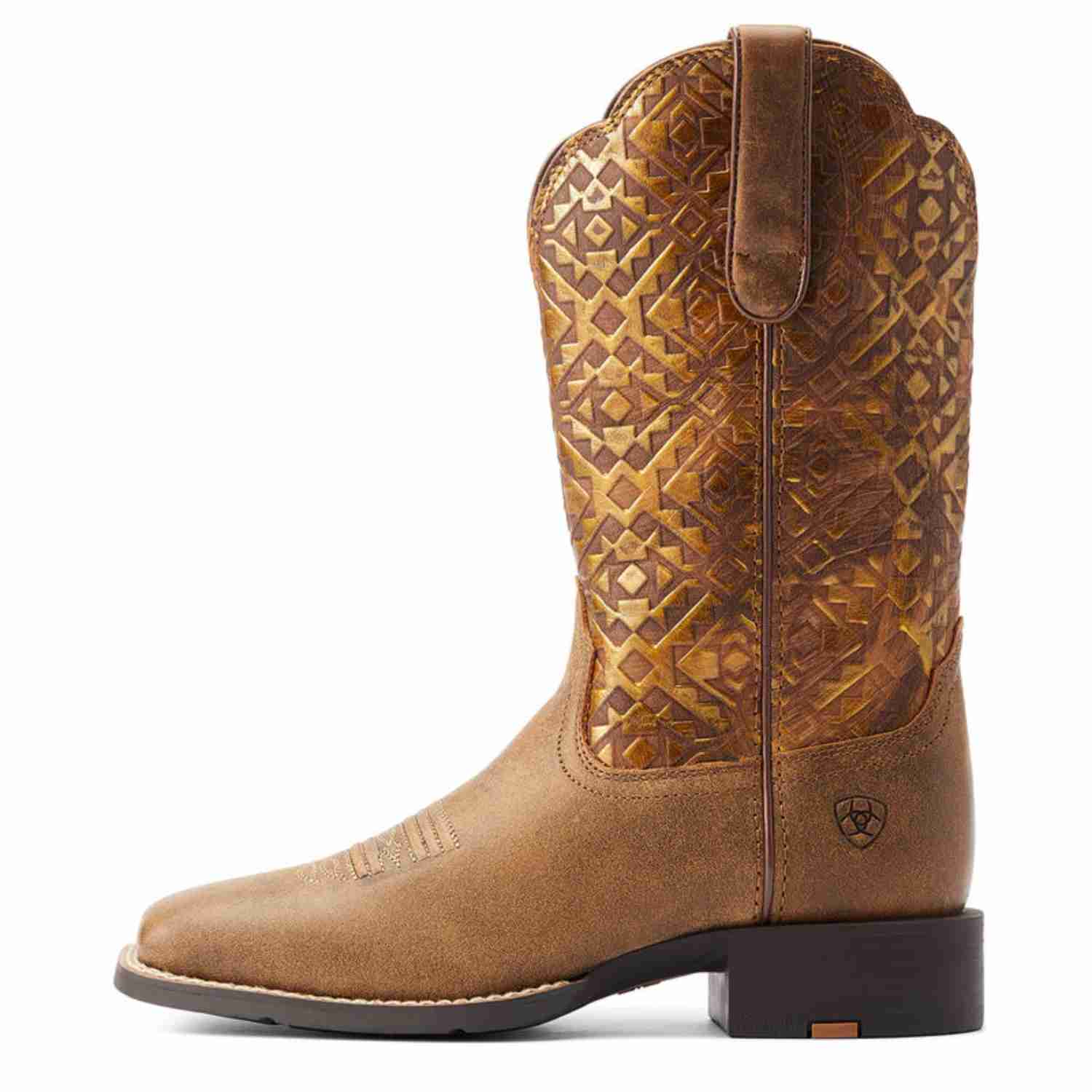 Ariat Women's Round Up Wide Square Toe Western Boots - 10044431