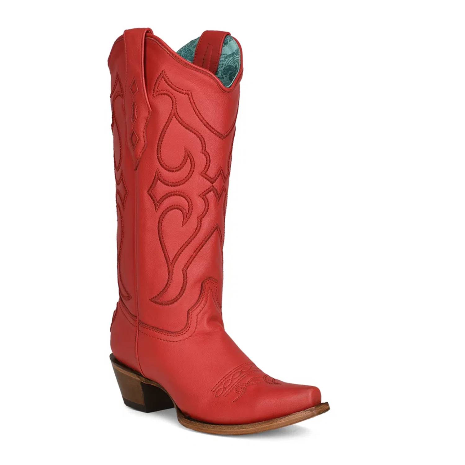 Corral Women's Red Snip Toe Western Boots - Z5073