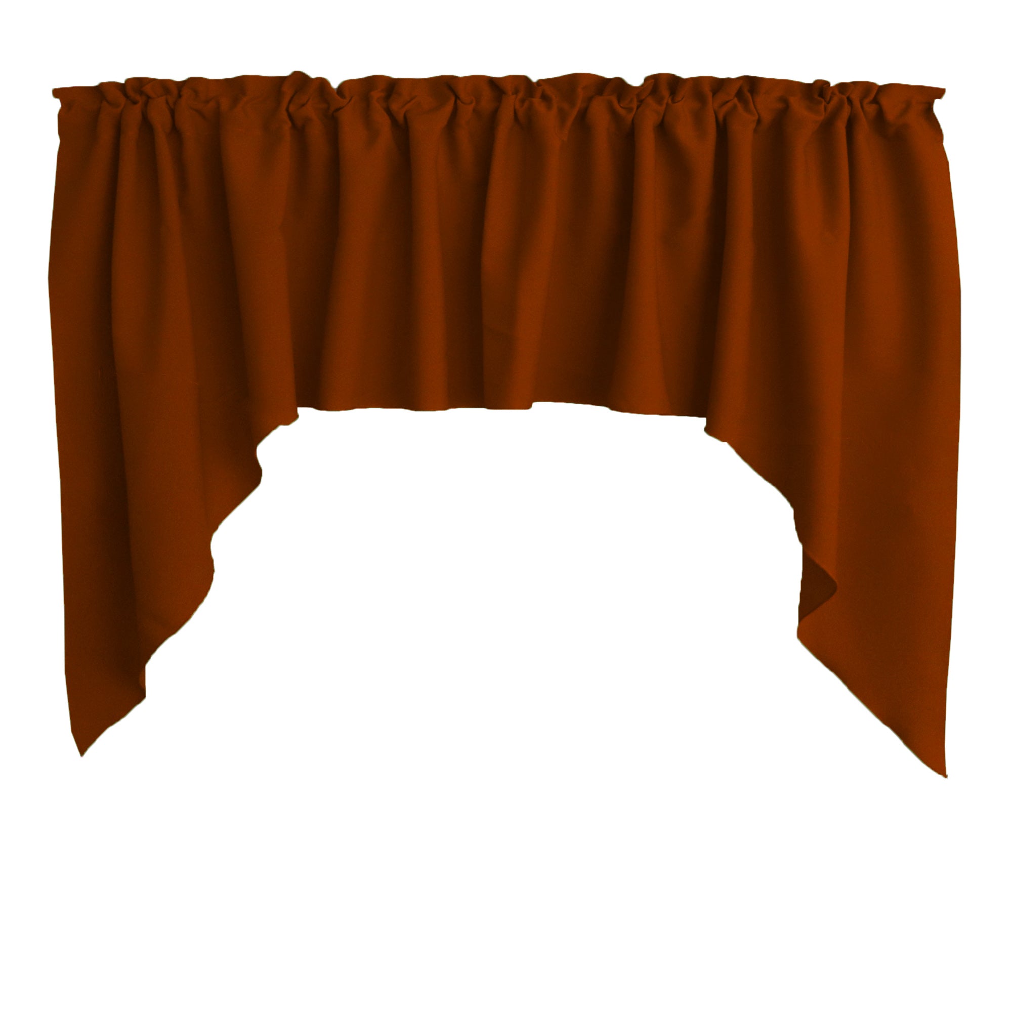 Polyester Poplin Swag Valance Set, 72" Wide x 36" Tall
