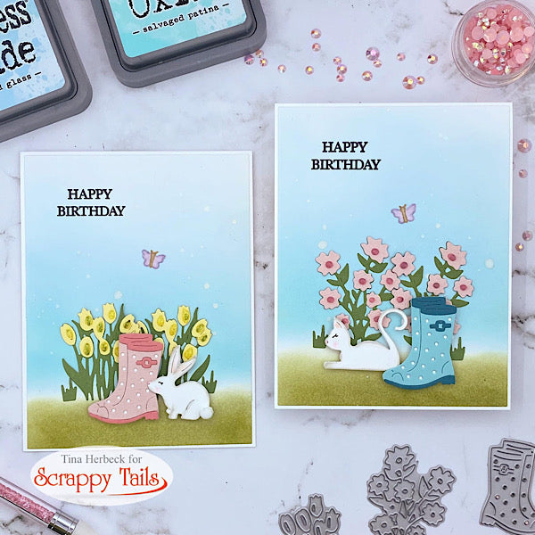 Garden Flower Display Metal Craft Die Set