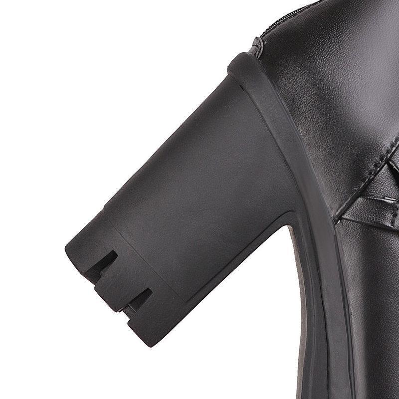 Stylish Women's Ankle Boots with Chunky Heel