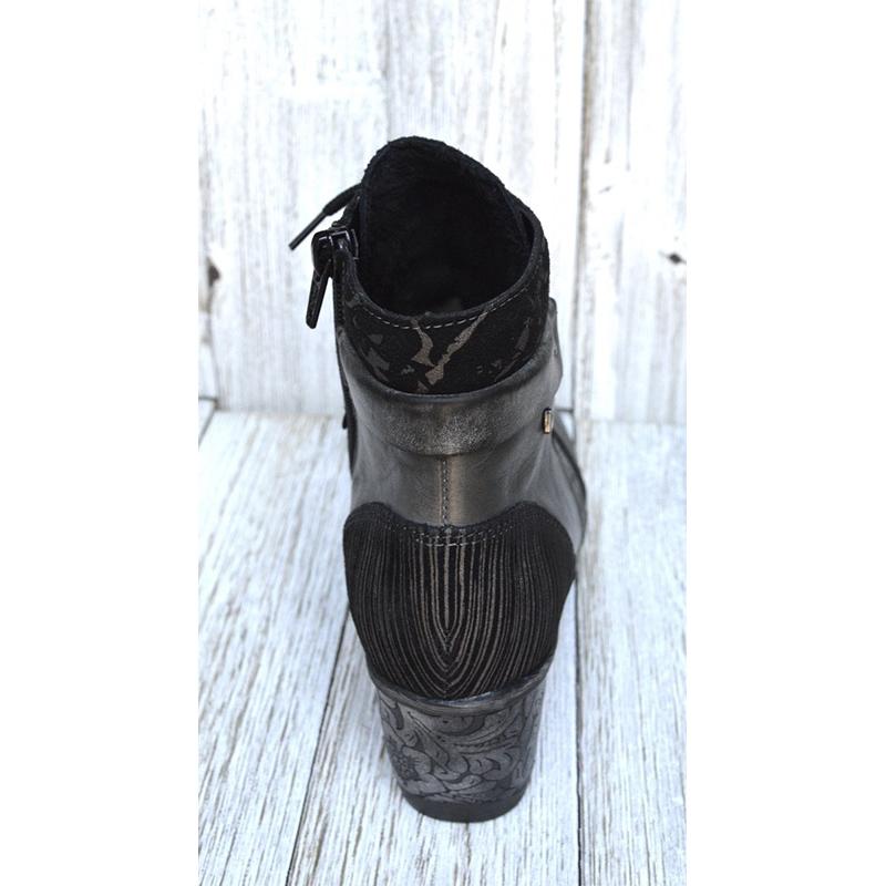 Women's Fashionable Retro Flower Lace-Up Ankle Boots