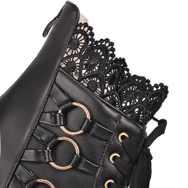 Stylish Women's Ankle Boots with Chunky Heel