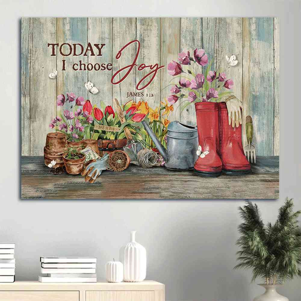 Elegant Christian Landscape Canvas - Joyful & Vibrant Wall Art