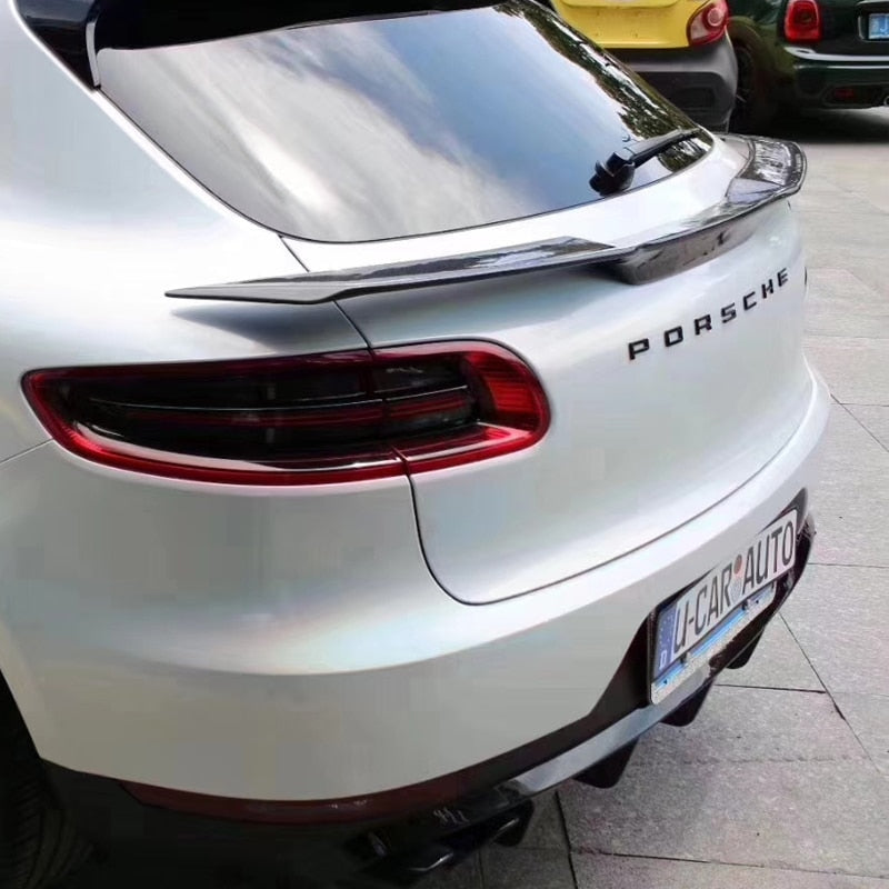 2014-2018 Porsche Macan Carbon Fiber Spoiler, Trunk Trim, Styling Accessory