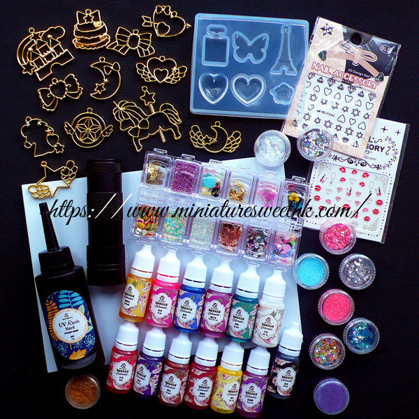 Kawaii UV Resin Craft Deluxe Kit | Complete Set for Creative Projects