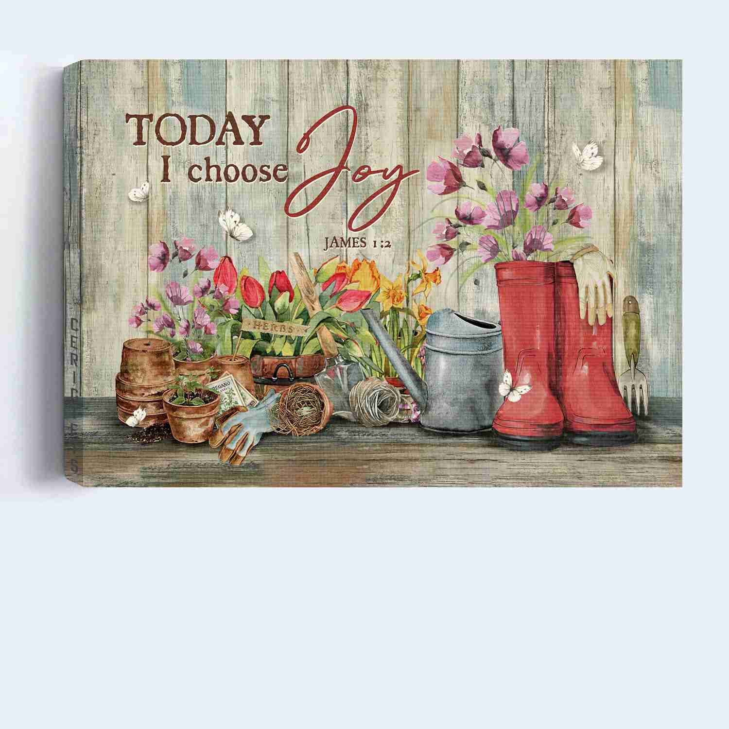 Elegant Christian Landscape Canvas - Joyful & Vibrant Wall Art