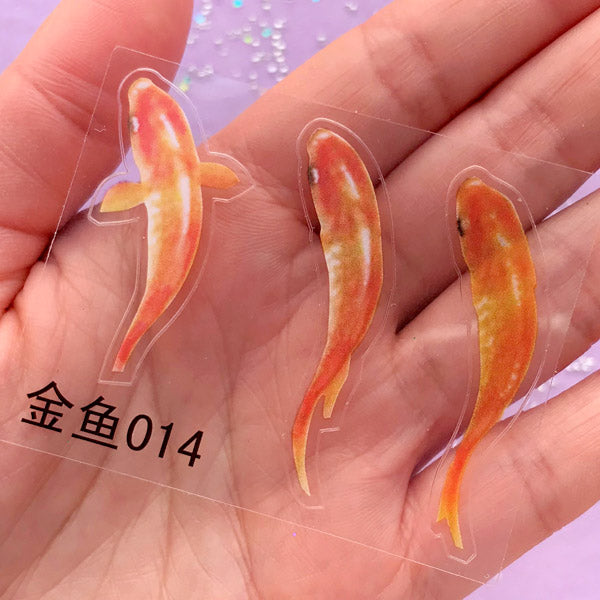 3D Koi Fish Resin Stickers | Create Stunning 3D Art Effects